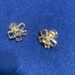 Ann Taylor crystal flower studs